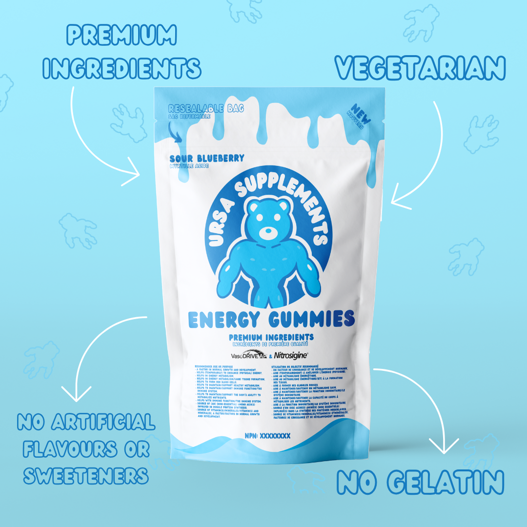URSA Energy Gummies - Sour Blueberry