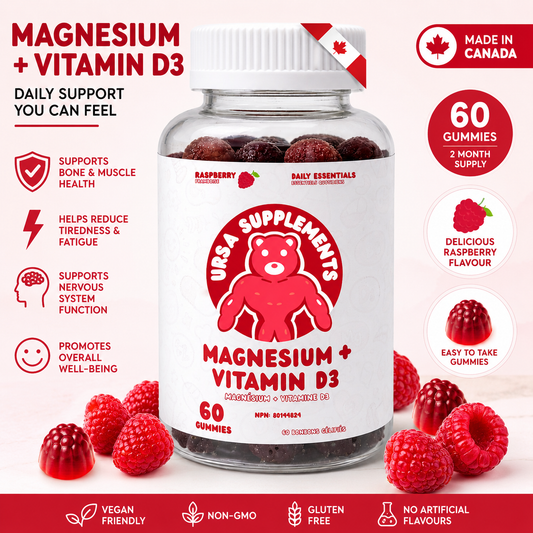 Magnesium + Vitamin D3 Gummies