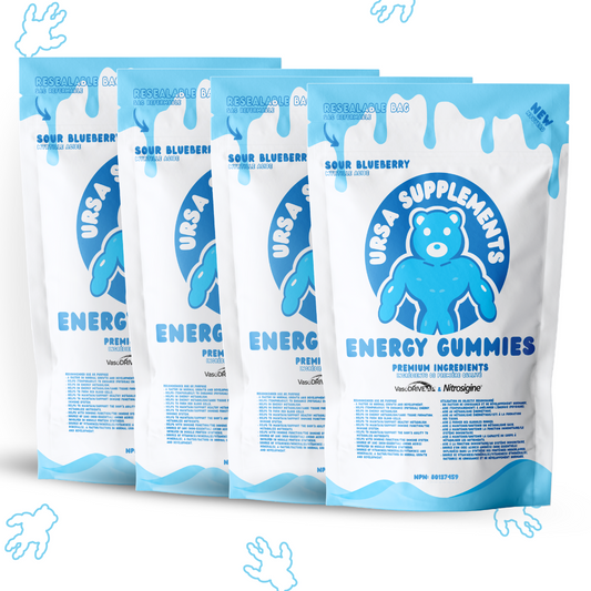 URSA Energy Gummies - Sour Blueberry 4 Pack