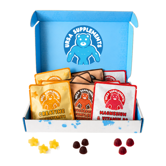 URSA Travel 7-Day Pack | Creatine, Mushroom & Magnesium Gummies