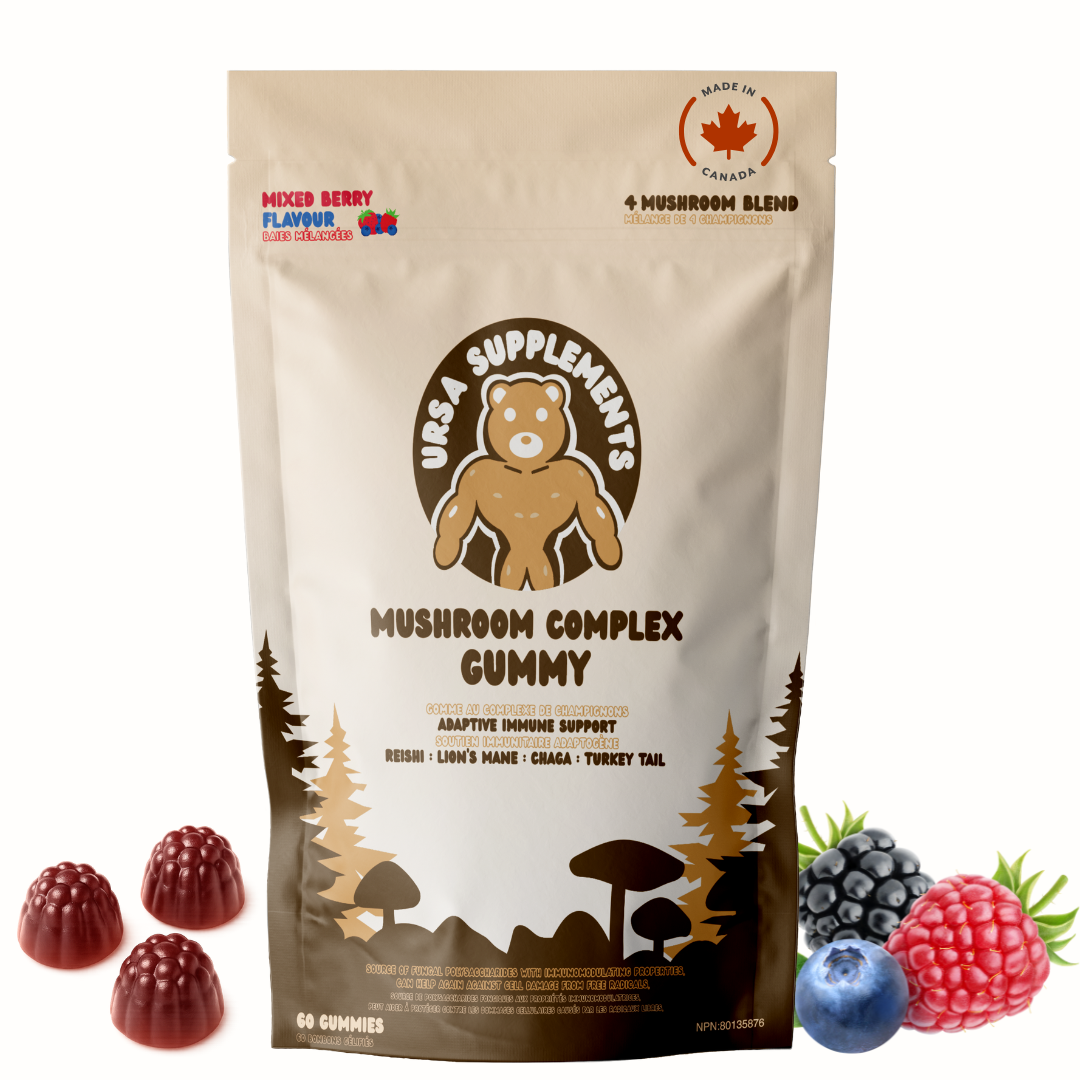 URSA Mushroom Complex Gummies Mixed Berry 60 Count Canada