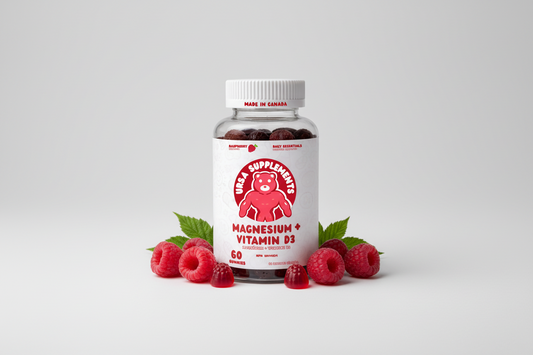 URSA Magnesium Bisglycinate + Vitamin D3 Gummies – 60 Gummies