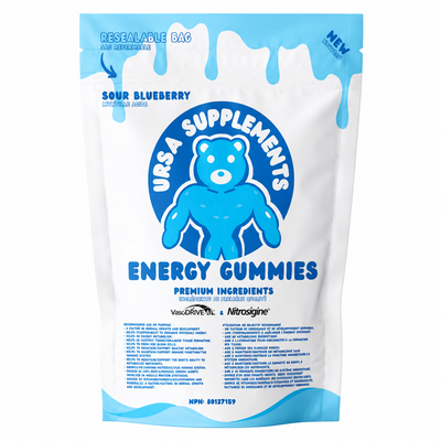 Energy Gummies - Sour Blueberry